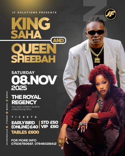 KING Saha & QUEEN Sheebah Live in London