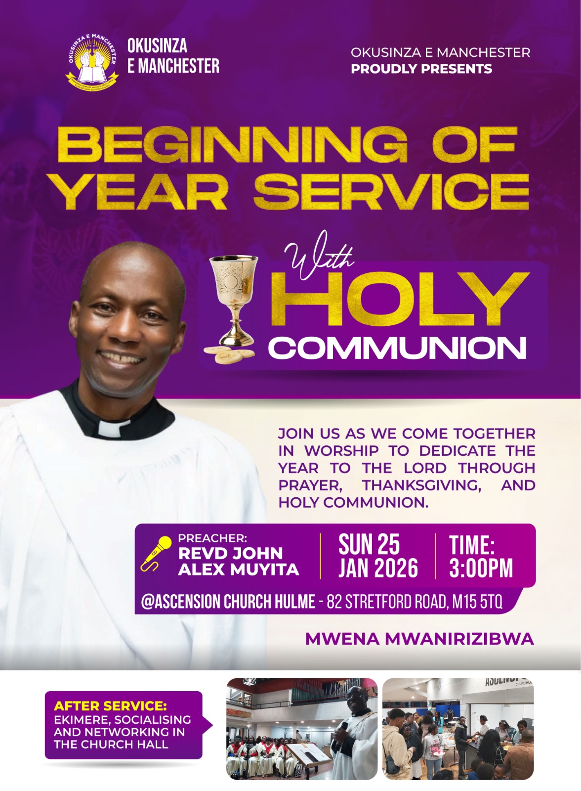 Begining of Year Service – Okusinza e Manchester