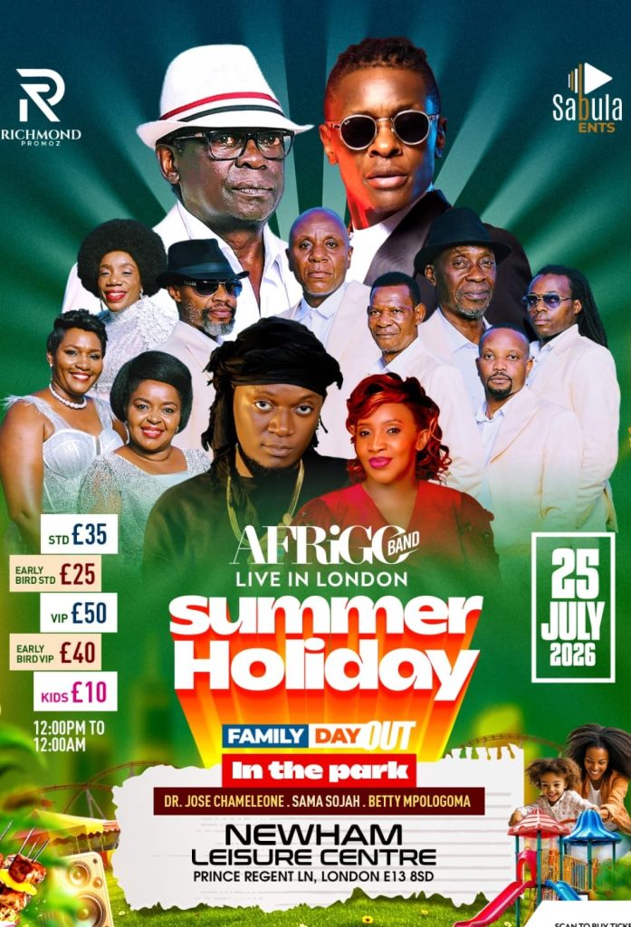 Afrigo Band Live in London banner